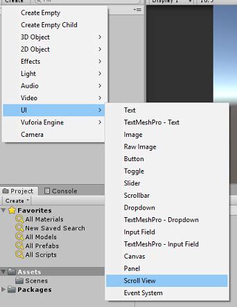 Image result for Dynamic Content Scroll Unity