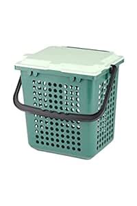 AirBox Compost Bin with Lid for Bin Bags up to 10 Litres, Kitchen Caddy ...