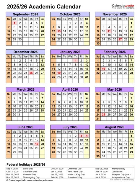 Northeastern University Academic Calendar 2025-2026 - Free Printable ...