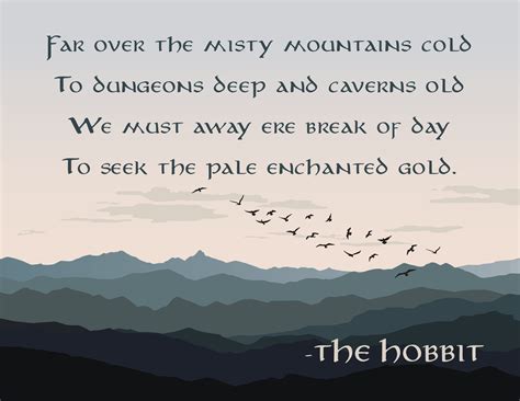 Misty Mountains Cold Lyrics