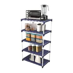 NOVATIC Multi-Purpose Metal Plastic Utensils Rack | Bartan Stand ...
