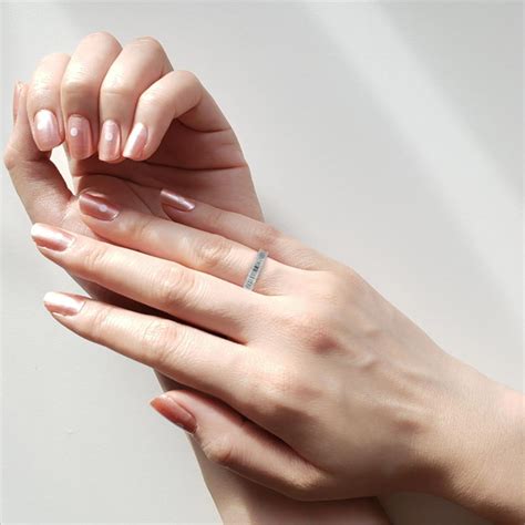Naomi Baguette & Round Half Eternity Wedding Band | Kriyana Jewels