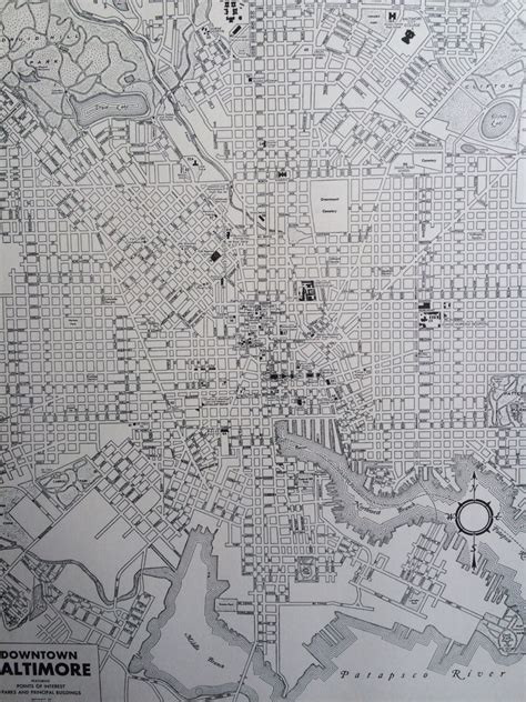Map Of Downtown Baltimore Md