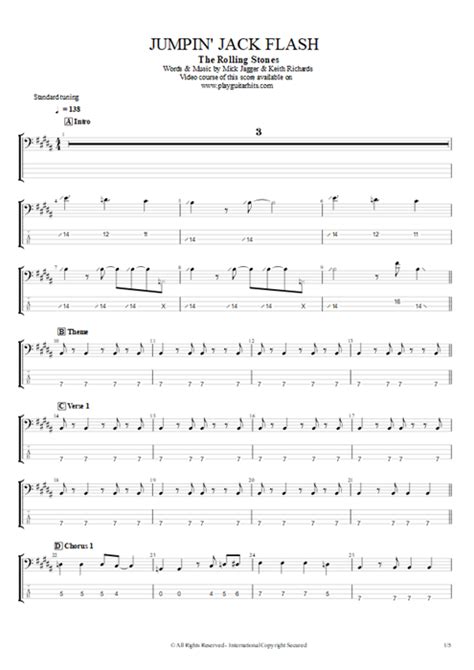 Image result for Jumping Jack Flash Guitar Tutorial