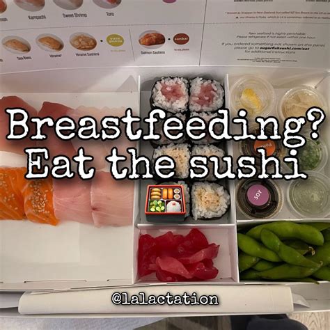 Can I eat sushi while breastfeeding? - LA Lactation, LLC