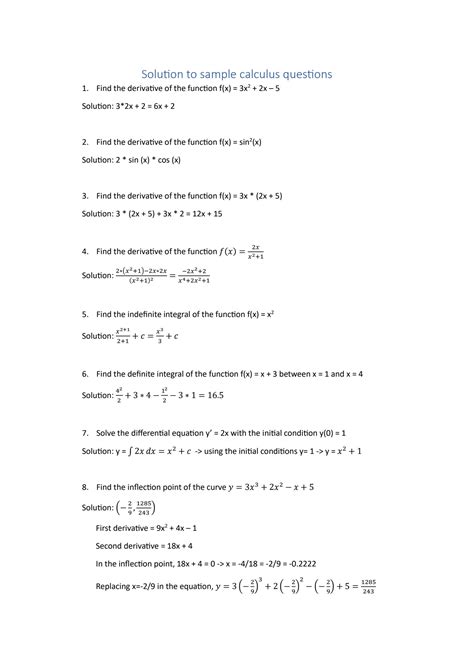 Image result for Continuous Calc Questions Examples