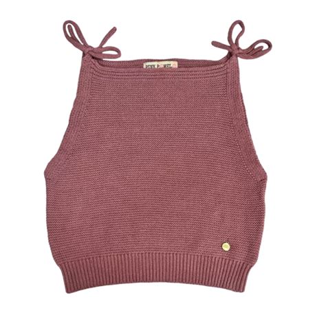 Top tricot Rosa viejo - TiendAvilés