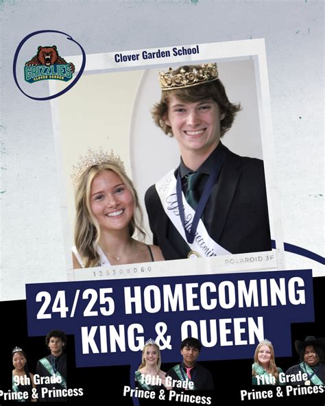 Introducing our 24/25 Homecoming King & Queen – Clover Garden School