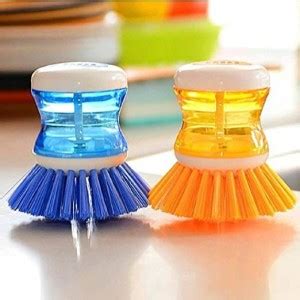 Hk Group LIQUID SINK BRUSH [ 2 PCS ] SCRUBBER Scrub Pad Price in India ...