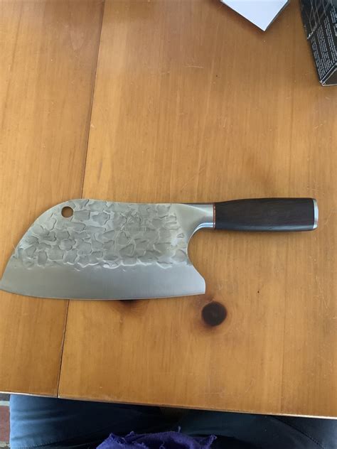 Buy BLADESMITH Serbian Chef Knife Meat Cleaver Forged in Fire, High ...