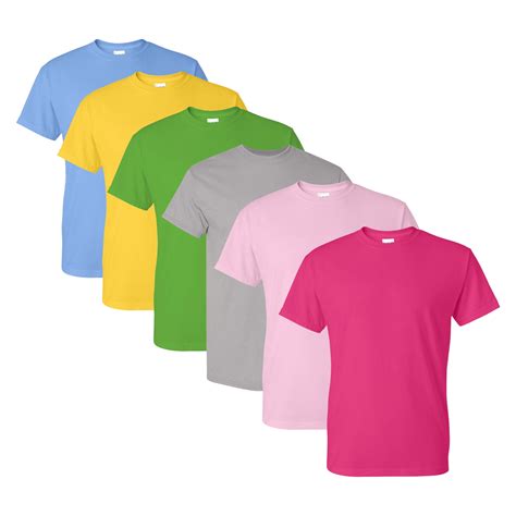 Unisex Performance Bulk T-Shirt, 100% Polyester Assorted Short Sleeve ...