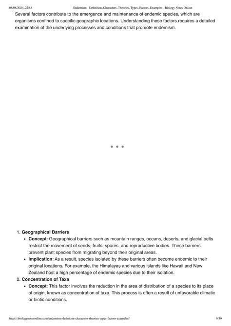 Endemism - Definition, Characters, Theories, Types, Factors, Examples - Biology Notes Online.pdf