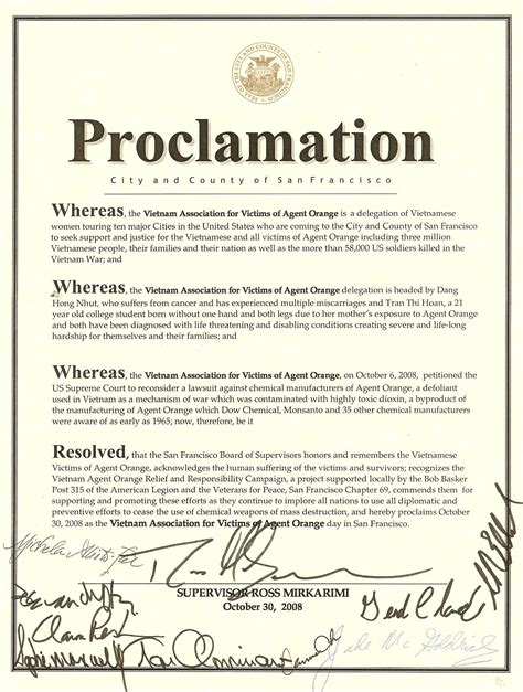 proclamation - définition - What is
