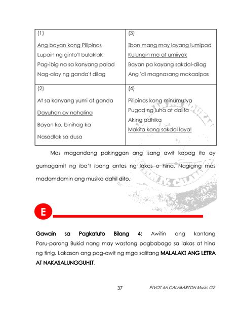 Image result for Music Grade 7 Quarter 2 Module 2 Answer Key