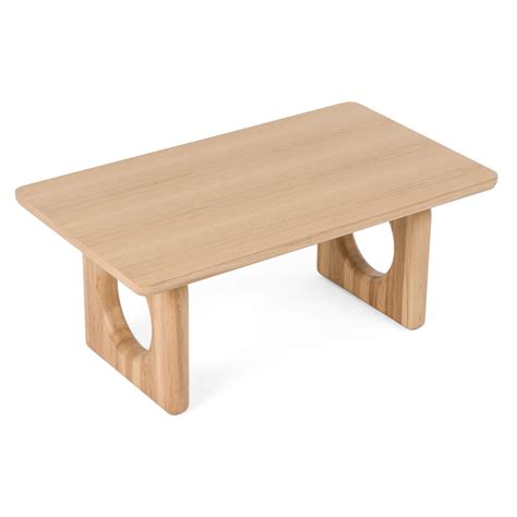 Benjara Cid Ashi 47 Inch Coffee Table, Rectangular Top, Brown Frame ...