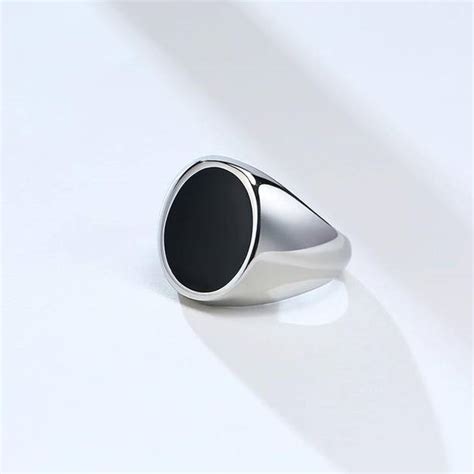 Black Ring For Men - Buy Black Ring For Men online at Best Prices in ...