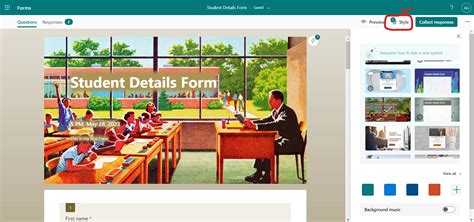 MSForms How to Change Themes 的图像结果