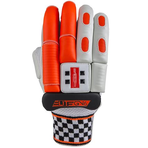 Buy Gray Nicolls GN 6 Elite Right Handed Leather Cricket Batting Gloves ...