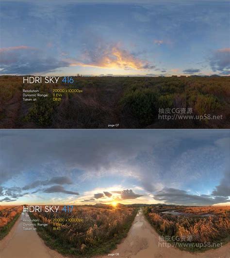 360度全景VRay keyshot 3dmax C4D 天球环境照明HDR高动态贴图素材库 - 柚皮CG资源网站