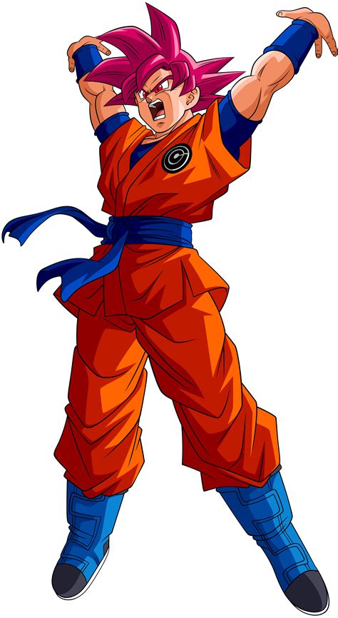 Goku SSJ God (Universo 7) | Anime dragon ball goku, Dragon ball super ...