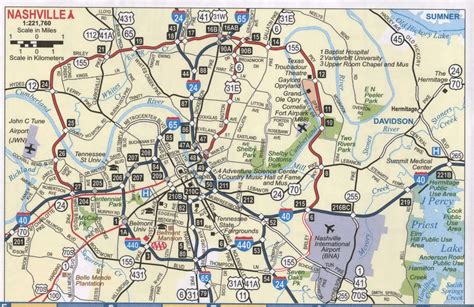 Tennessee Road Map