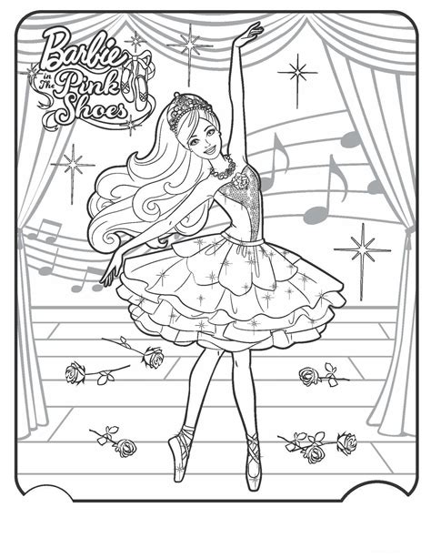 Ballerina Coloring Pages Printable - Printable Calendars AT A GLANCE