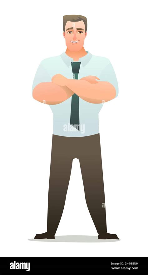 Cartoon Business Man Standing 的图像结果