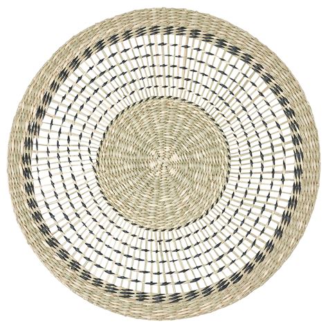 PENNFISK place mat, natural/sedge handmade, 37 cm (14 ½") - IKEA