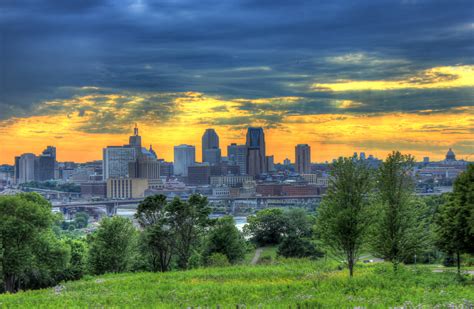 Skyline at Dusk in St. Paul, Minnesota image - Free stock photo ...