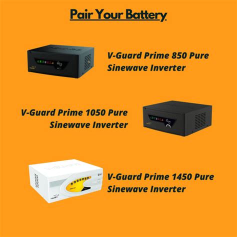 V-Guard VJ145 use with VJ145 Flat Tubular Battery 135Ah C20@27C 40 ...