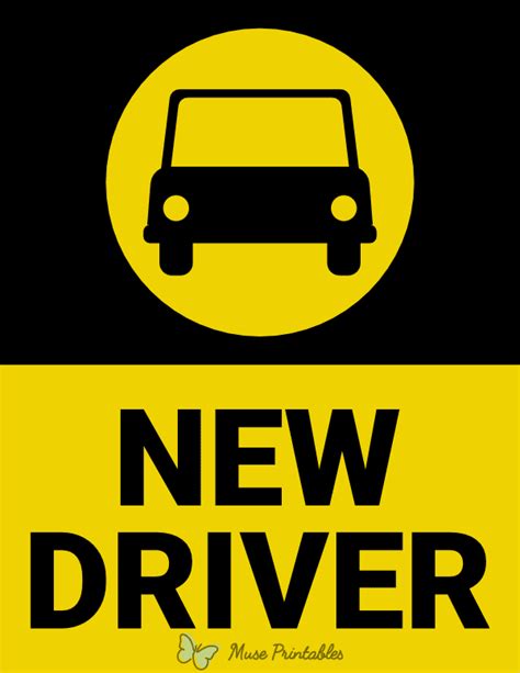 Image result for New Driver Probation Sign