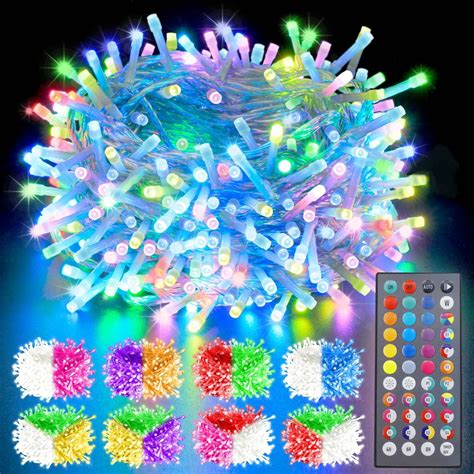 LitHome Color Changing Christmas Lights, 34 Colors 66Ft 200 LED ...
