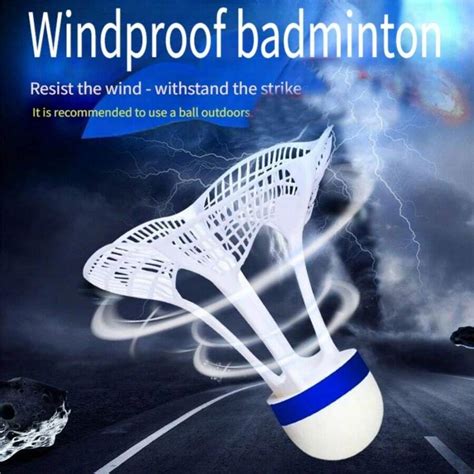 10Pcs Badminton à prova de vento, Nylon Badminton Design exclusivo de ...