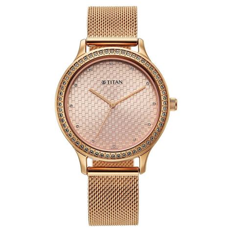 Buy Online Titan Purple Superheads Quartz Analog Rose Gold Dial Rose ...