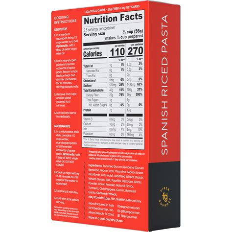 Fiber Gourmet Elbow Pasta - Low Carb Canada