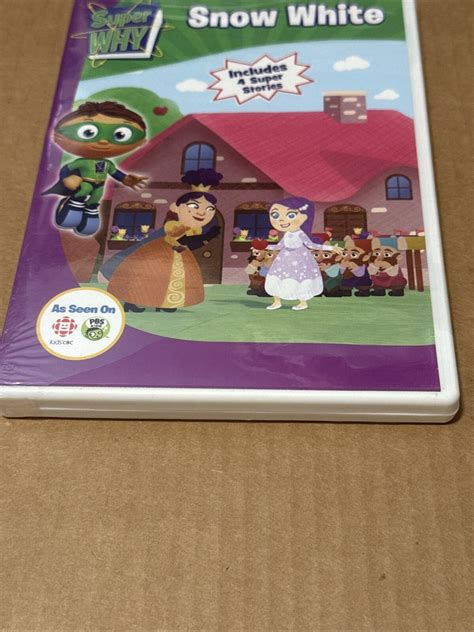 Super Why: Snow White (DVD, 2012) Includes 4 Episodes RARE OOP Region 1 ...