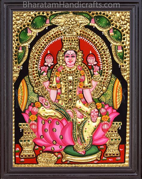Aiswarya Lakshmi Tanjore Painting