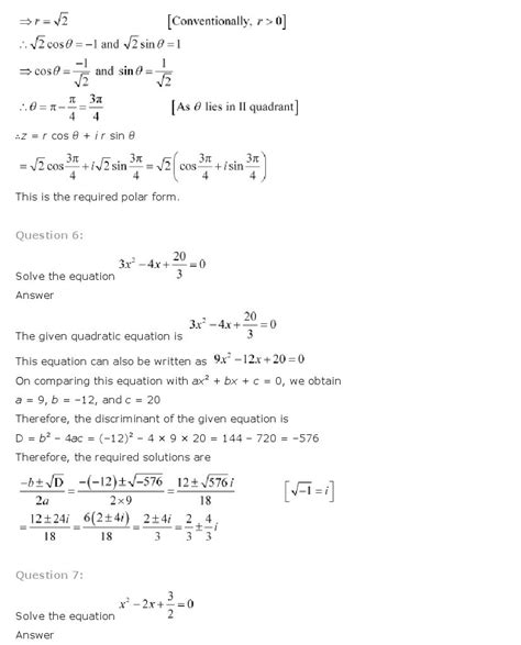 Complex Numbers And Quadratic Equations, Class 11 Mathematics NCERT ...