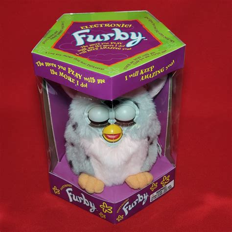VTG Electronic Furby Grey With Pink Model 70-800 Tiger 1998 NIB - Etsy