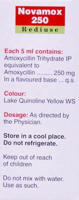 Novamox 250 Suspension: Uses, Side Effects, Price, Dosage & More Info ...