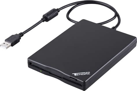 Tendak USB Floppy Disk Drive - 3.5" Portable USB External 1.44MB FDD ...