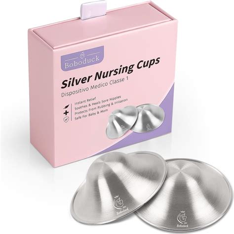 Amazon.com : Boboduck Nipple Shields for Nursing Newborn - 925 Silver ...