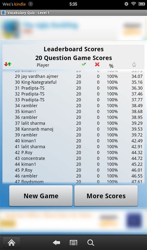 English Vocabulary - Level 1 - App on Amazon Appstore