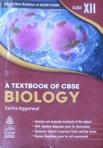 A Textbook Of Cbse Biology Class-Xii As Per New Syllabus Of Ncert/cbse ...