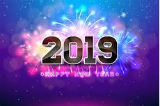 New Year 2019 by Happy New Year 2019 Illustration Free Vectors New Year 2019