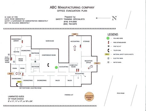 How to prepare an emergency evacuation - 2015 A3 FIRE PLANS GROUND ...
