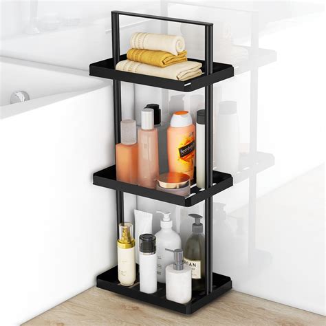 3 Tier Standing Shower Caddy Organizer Corner Bathroom Shower Organizer ...