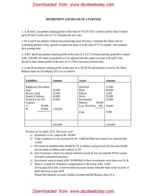 Image result for Accounts Class 12 Retirement