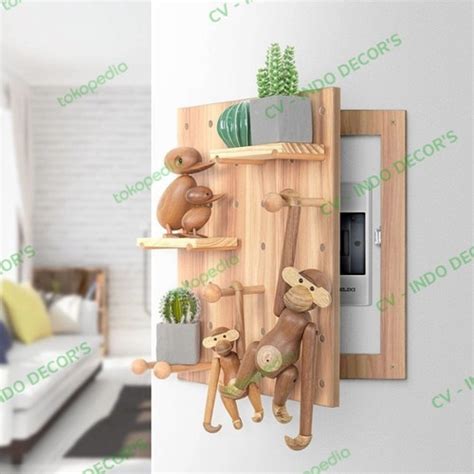 Jual Box Meteran Listrik 50x40x10 Outdoor Kotak Panel Kayu Tempel ...