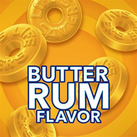 Life Savers Butter Rum Hard Candy - 2 lbs Bulk (216+ Individually ...